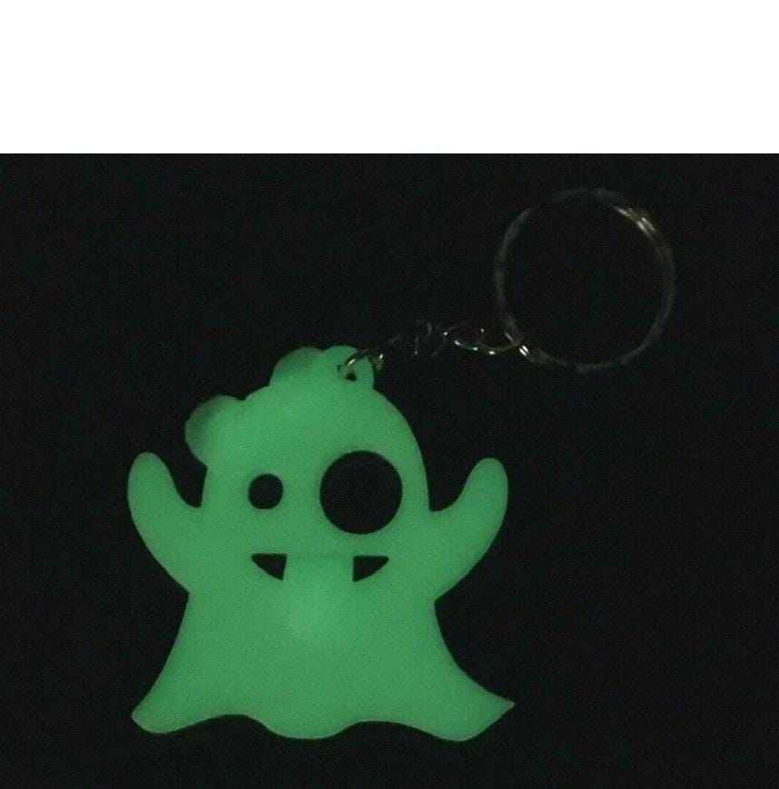 Ghost Keyring, Ghost Halloween Party, Ghost Bag Tag, Halloween Party Gift, Ghost Shaped Gift, Ghost Keychain, Ghost Lover Gift, Halloween
