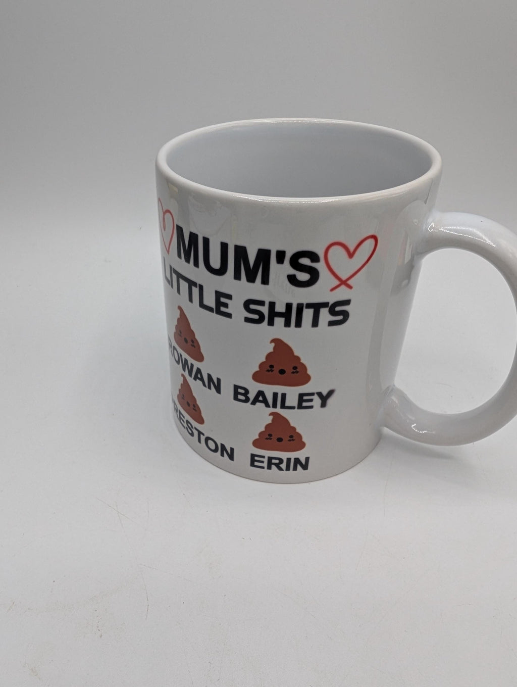 Mum Gift Personalised Mug / Mum's Little Shits Mug / Mummy's Little Shits Mug / Funny Mug / Personalised Mother's Day Gift / Mum Birthday