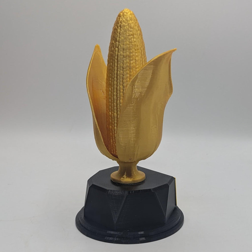 Personalised Corn On The Cob Trophy, Custom Trophy Gift, Corn On The Cob Lover, Sweetcorn Trophy Award, Sweetcorn Shaped Gift, Corn On Cob