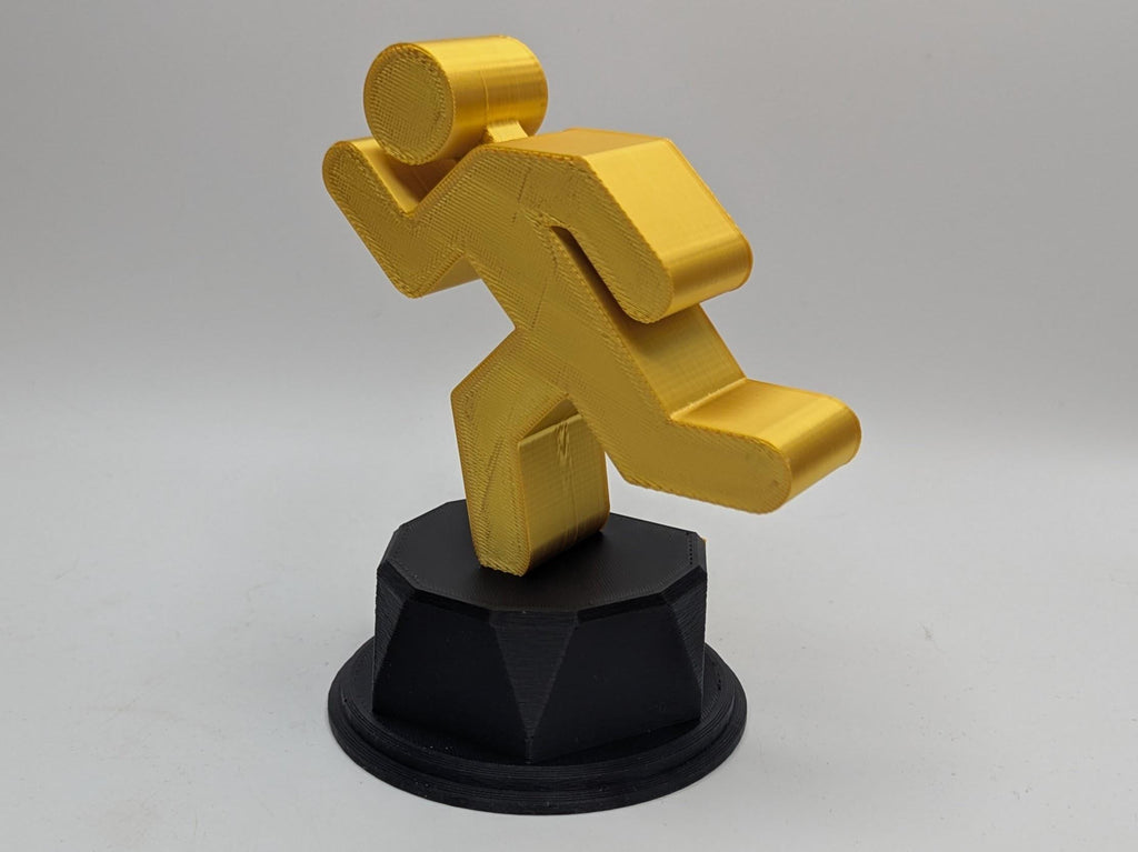 Personalised Running Trophy, Runner Trophy, Weekly Running Gift, Running Award, Custom Running Award, Running Shaped Gift, Group Runner Gift
