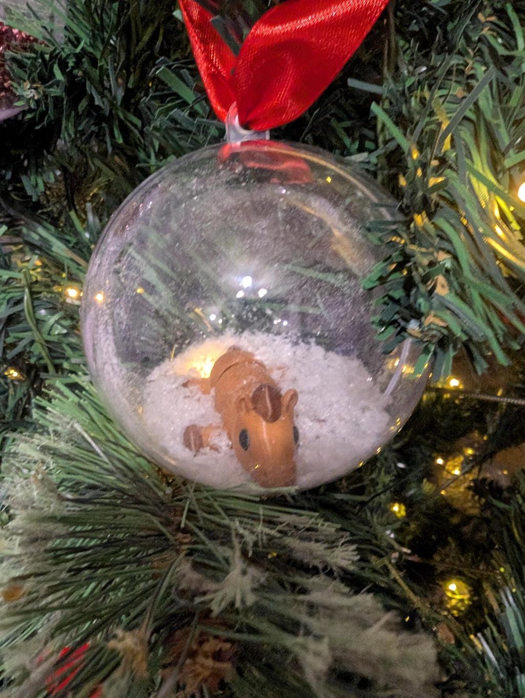 Personalized Horse Christmas Bauble, Custom Tree Decoration