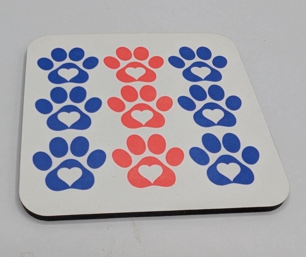 Dog Paw Print Coaster, Dog Lover Gift, Dog Mum Gift, Dog Dad Gift, Animal Coaster, Puppy Owner Gift, Gift for Dog Owner, Dog Paw Shape Gift