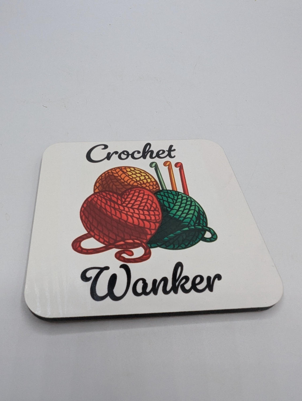Crochet Wanker Coaster, Funny Gift for Crocheter, Crochet Gift, Mother's Day, Crochet Gift for Her, Crochet Gift For Him, Crochet Lover Gift
