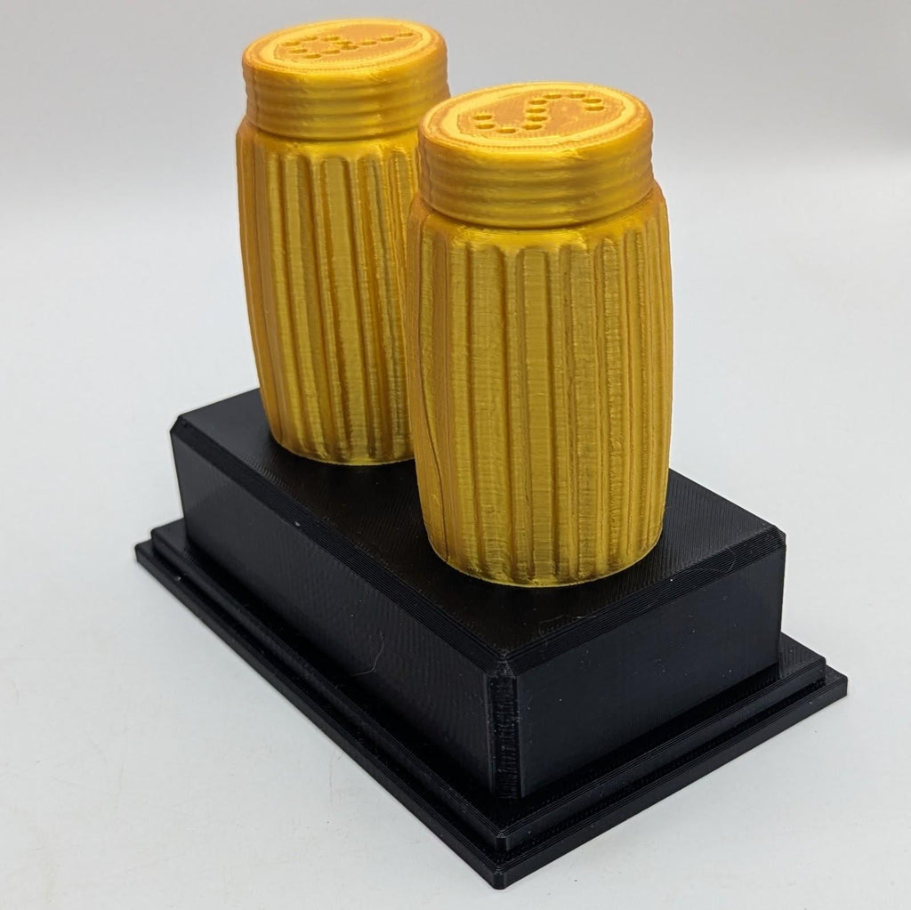 Personalised Salt & Pepper Trophy, Salt Shape Gift, Pepper Award Gift, Couch Trophy, Custom Award, Salt and Pepper Shaker Gift, Salt Shaker