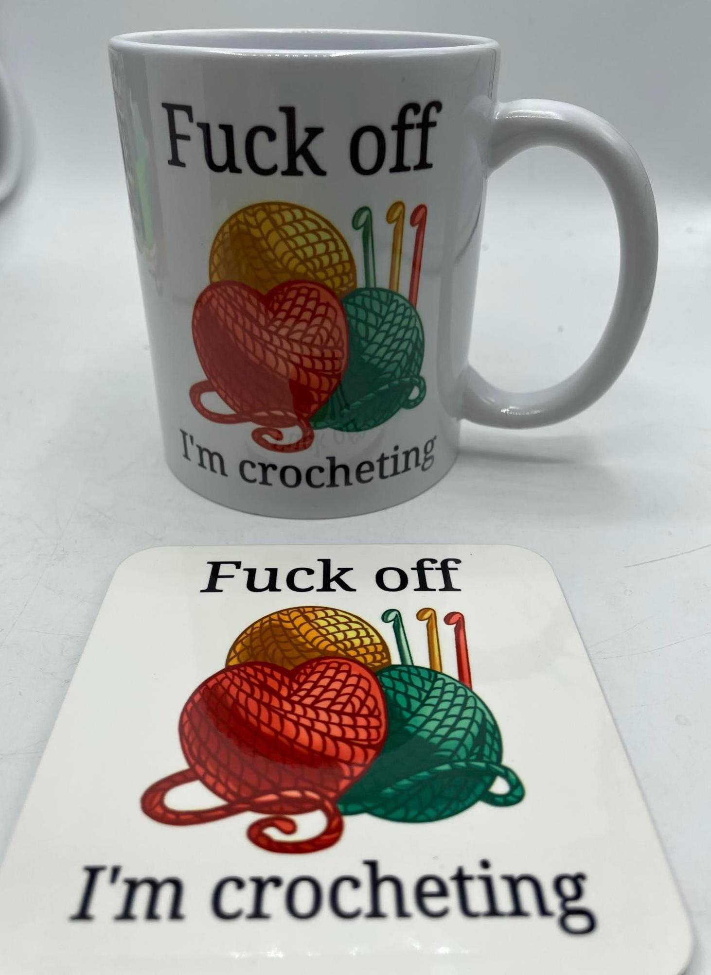 Fuck off I’m Crocheting Mug, Funny Gift for Crocheter, Crochet Gift, Crochet Lover Mug, Crochet Queen Gift, Crochet for her, Crochet for him