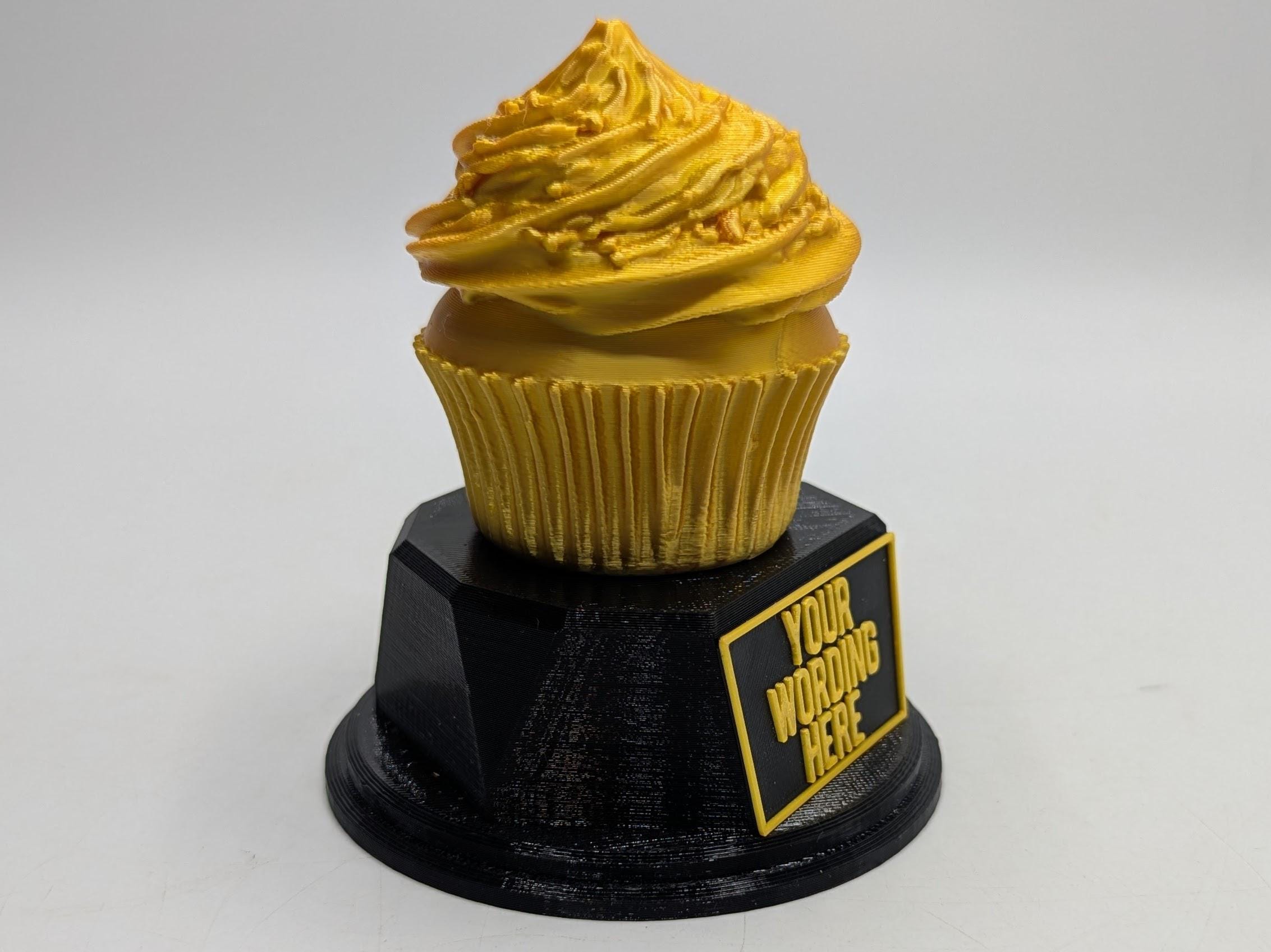 Personalised Cupcake Trophy, Cake Lover Trophy, Cake Award Trophy, Baking Trophy, Best Cake Maker, Baking Competition Award, Star Baker Cake