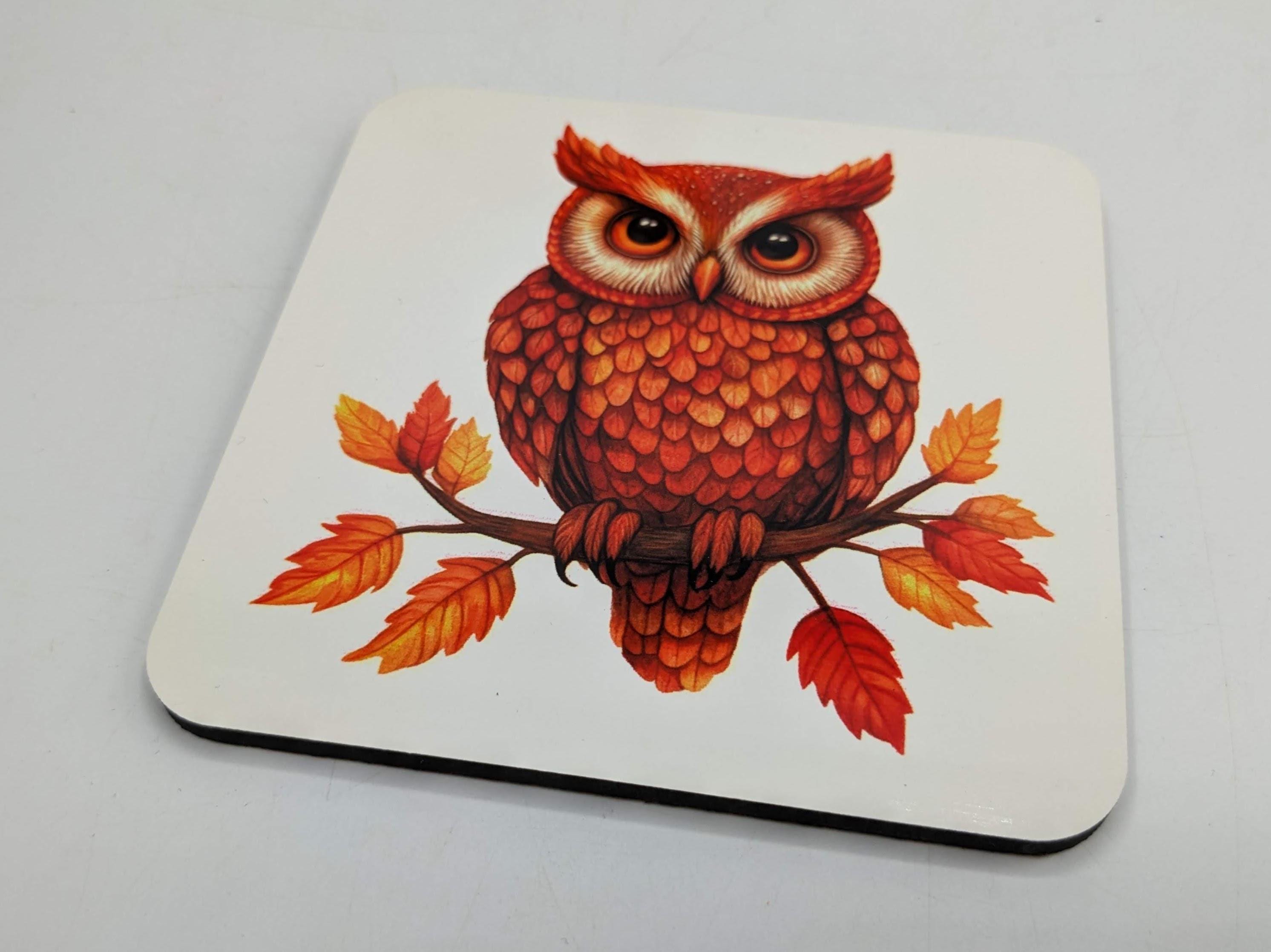 Fox Animal Coaster / Woodland Animal Coaster / Owl Coaster / Hedgehog Coaster / Stag Coaster / Squirrel Coaster / Owl Coaster / Animal Gifts