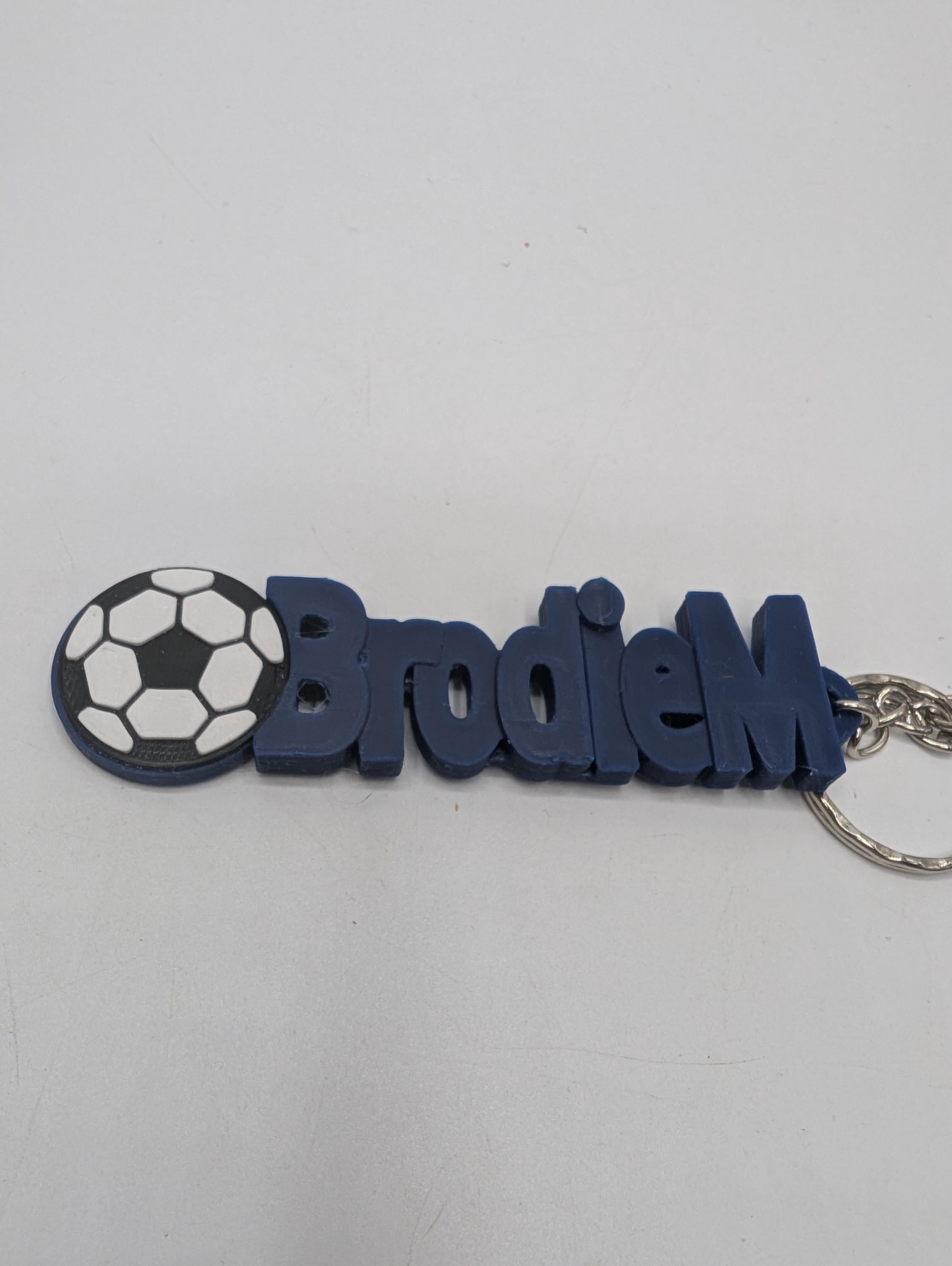 Personalised Football Keyring, Soccer Keyring, Football Party Bag Filler, Football Team Tags, Football Gift, Football Favour, Under 5 Pounds