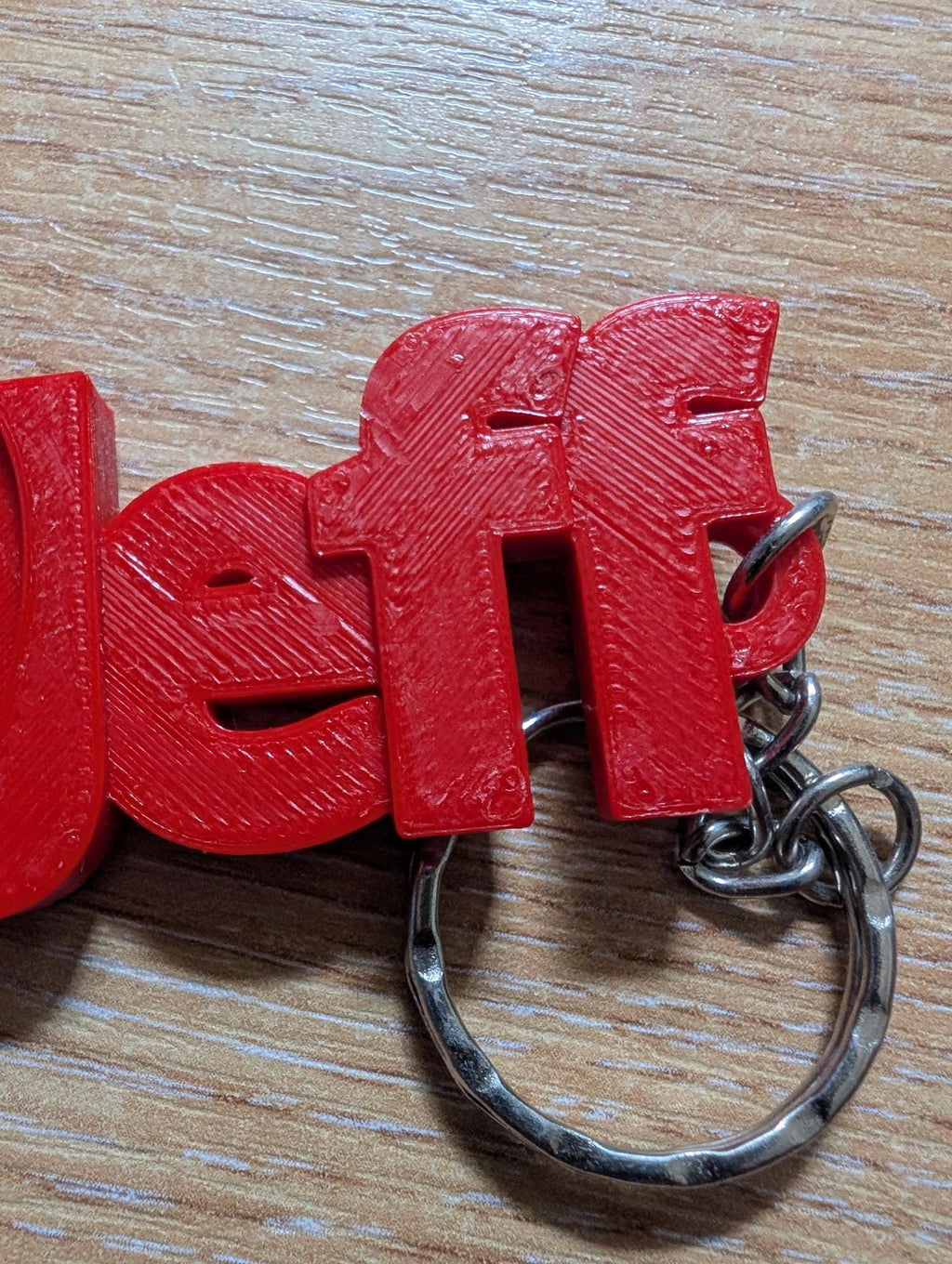 3D Printed Rugby Player Keyring: Back to School Bag Tag