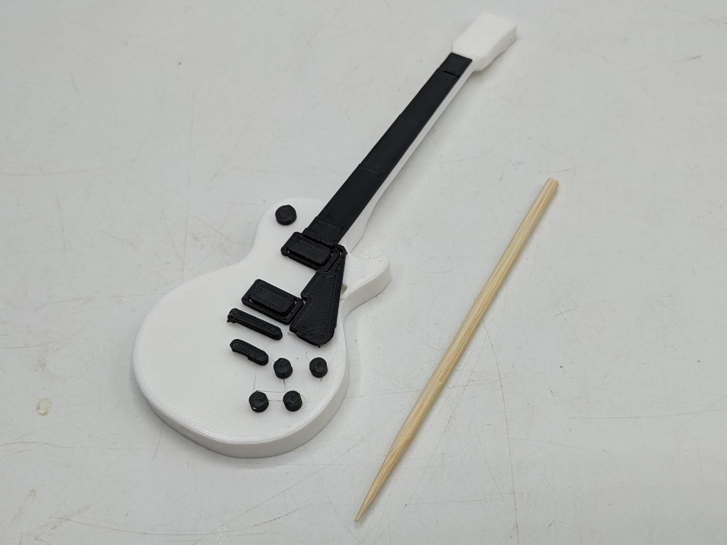 Electric Guitar Les Paul Cake Topper / Guitarist Cake Topper / Electric Guitar Cake Topper / Gift for Guitarist Birthday /Music Teacher Cake