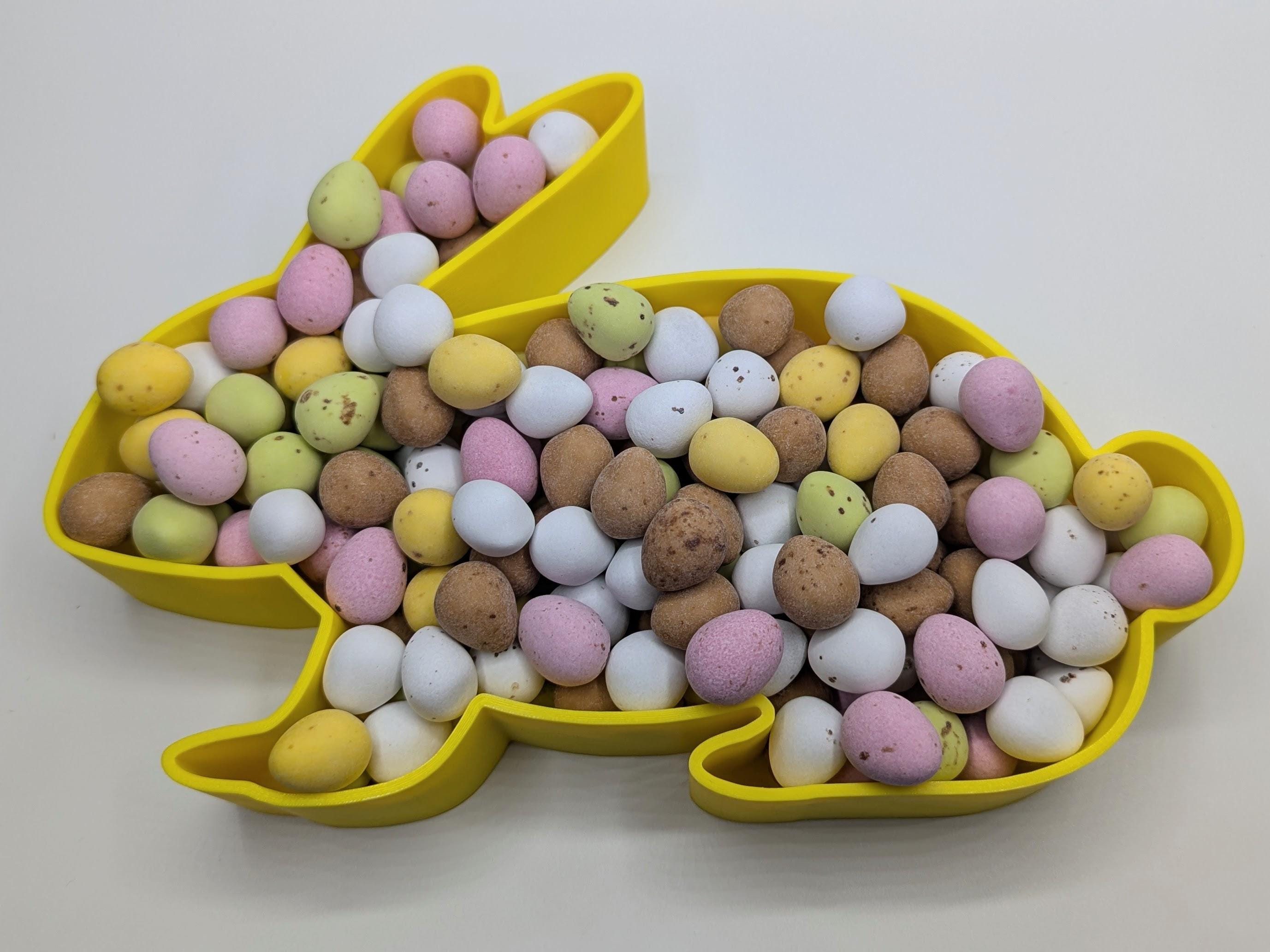 Easter Bunny Sweet Fillable, Sweet filling Birthday Cake Alternative, Easter Party Table Decor, Bunny Shaped Sweet Decoration, Easter Gift