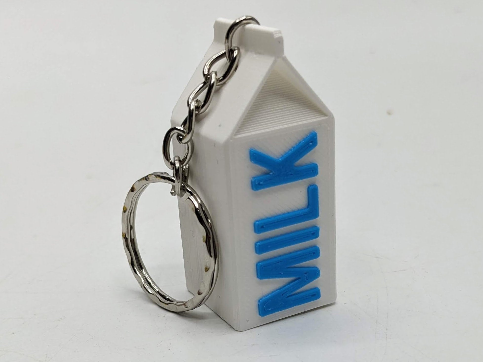 Milk Carton Keyring, Milk Lover Gift, Farmer Gift, Food Keyring Gift, Milk Carton Keychain, Milk Novelty Gift, Milk Carton, Dairy Keyring