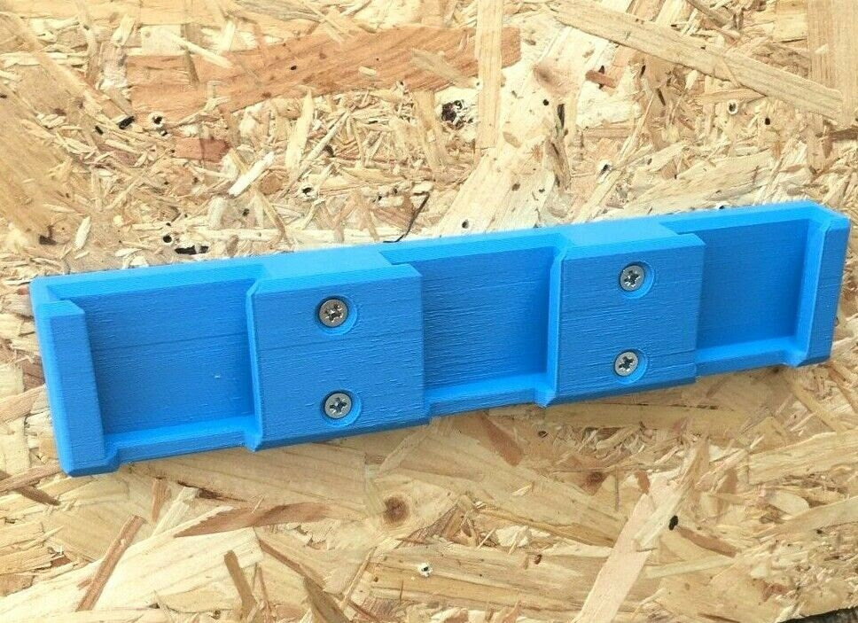 Triple Battery Wall Mount for Milwaukee M18 18v Batteries Battery Storage - Qty:1