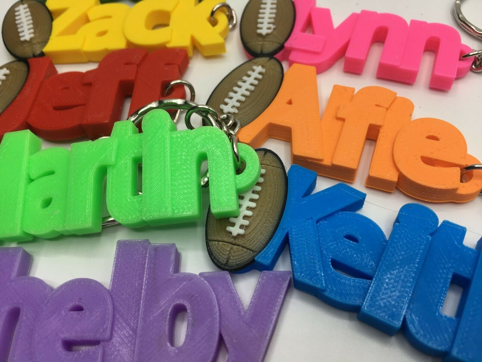 Personalised Rugby Keyring / Rugby Bag Tag / Rugby Team Keyrings / Rugby Team Bag Tags / Gift for Rugby Fan / Rugby Gift Under 5 Pounds