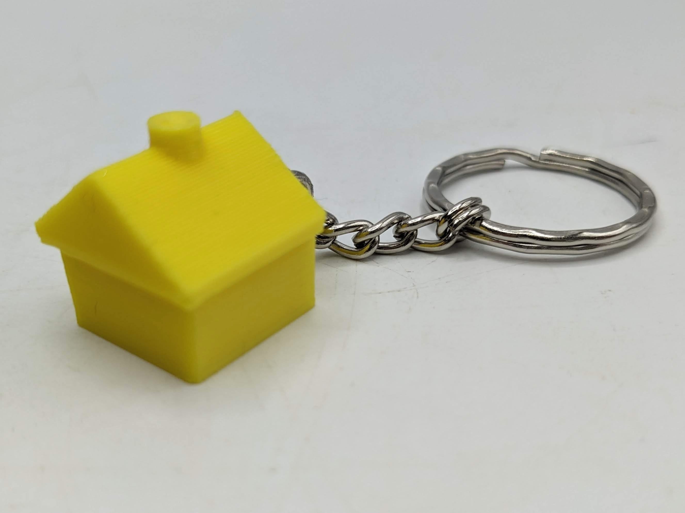 New Home Keyring / Little House Keyring / House Warming Gift / New House Keyring / House Shaped Keyring / House Key Keyring / House Key Gift