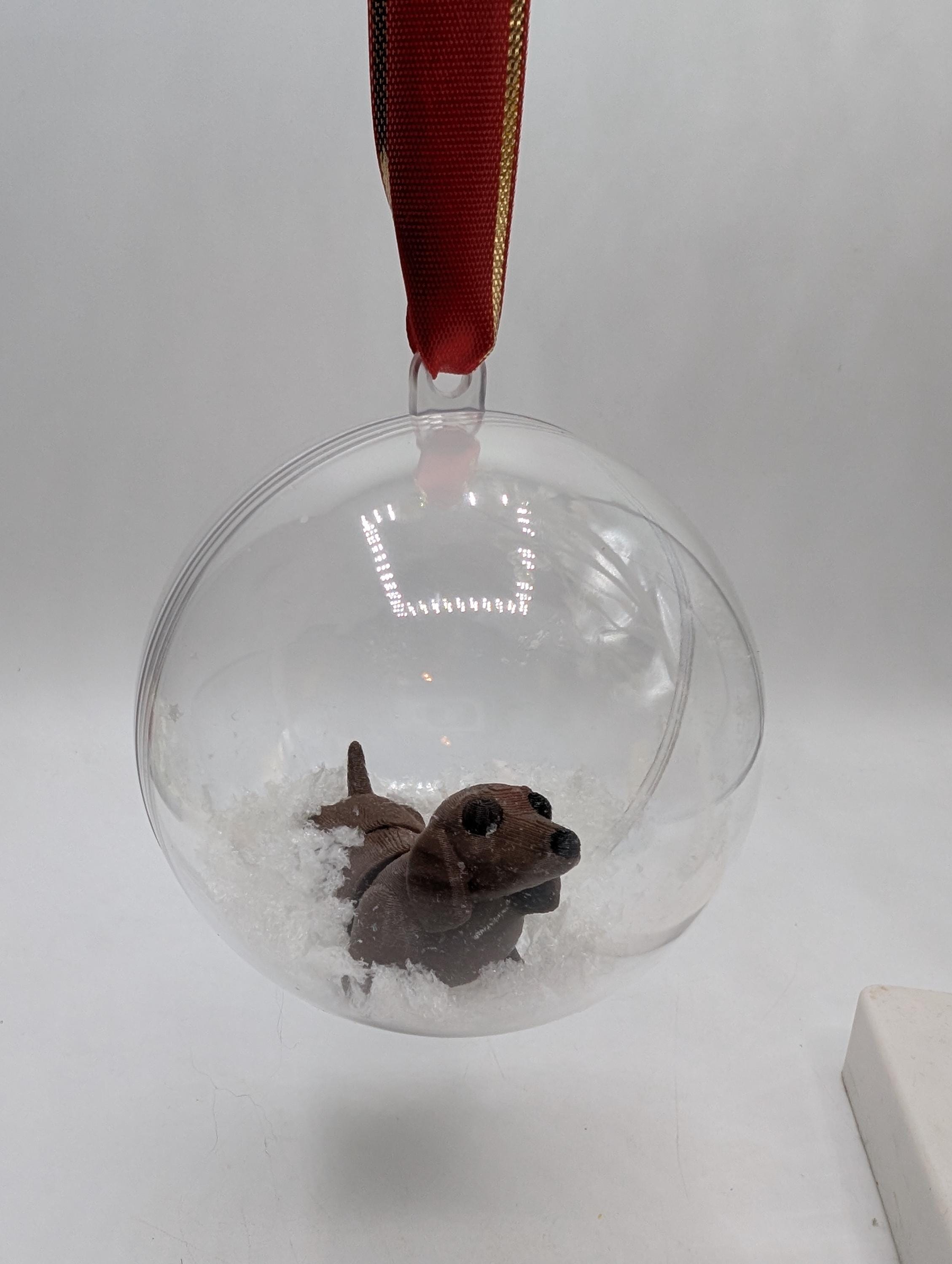 Dachshund Personalised Bauble, Personalised Christmas Bauble, Dachshund Decoration, Dog Lover Gift, Dachshund Owner Gift, Dachshund Lover