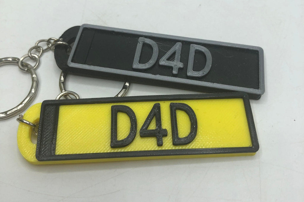 Personalised Number Plate Keyring / Gift for Father's Day / Best Dad Keyring / Grandad Keyring / Dads Taxi / No 1 Dad Keyring / Gift for Dad