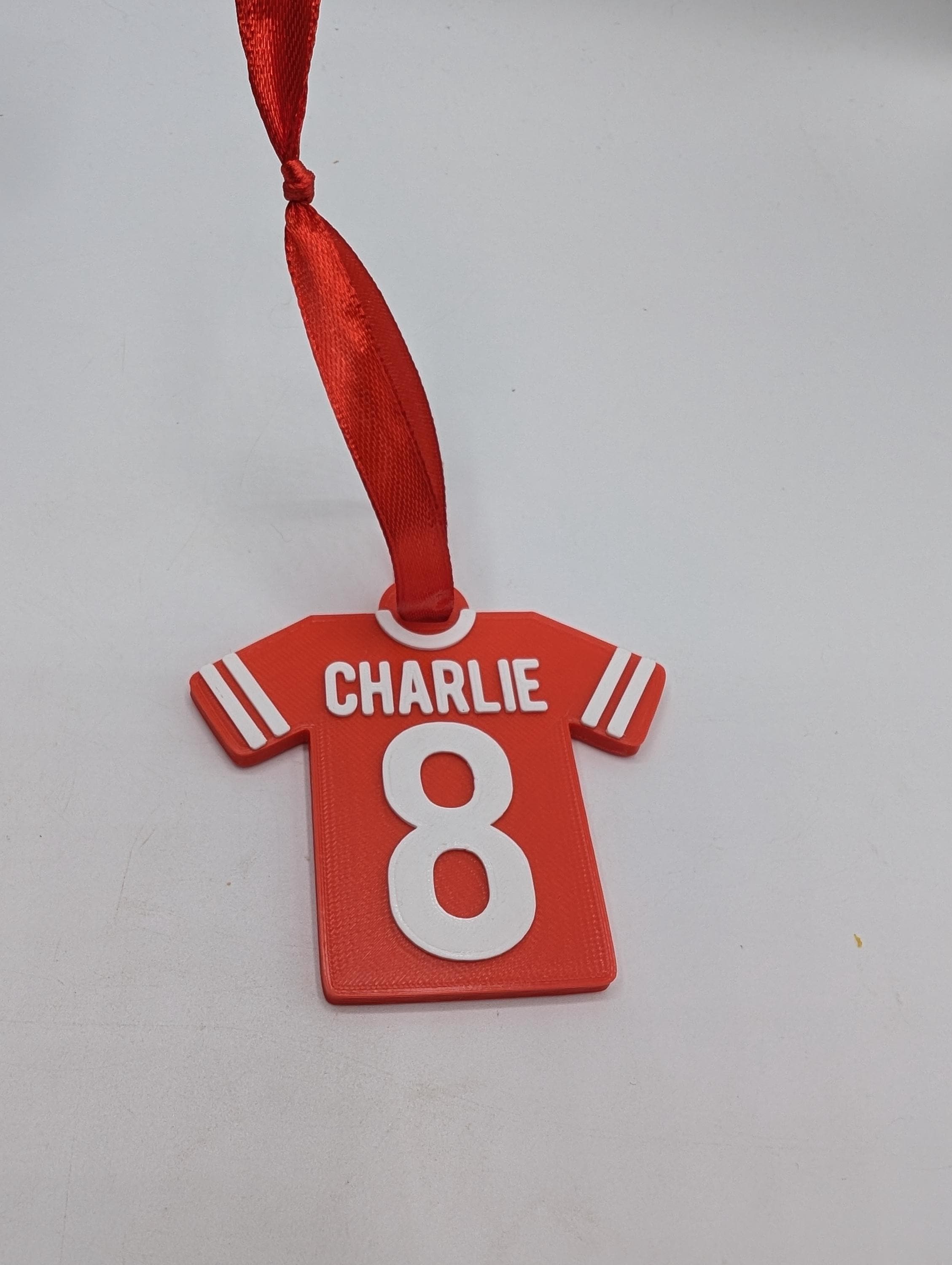 Personalised Football Shirt Bauble, Soccer Christmas, Football Party Bag Fillers, Football Team Decorations, Football Gift,  Football Favour