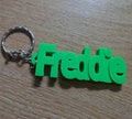 Back to School Keyring, Personalised Keyring, Party Bag Filler, Under 5 Pound Gift, Personalized Keychain, Small Personalised Gift, 3D Name