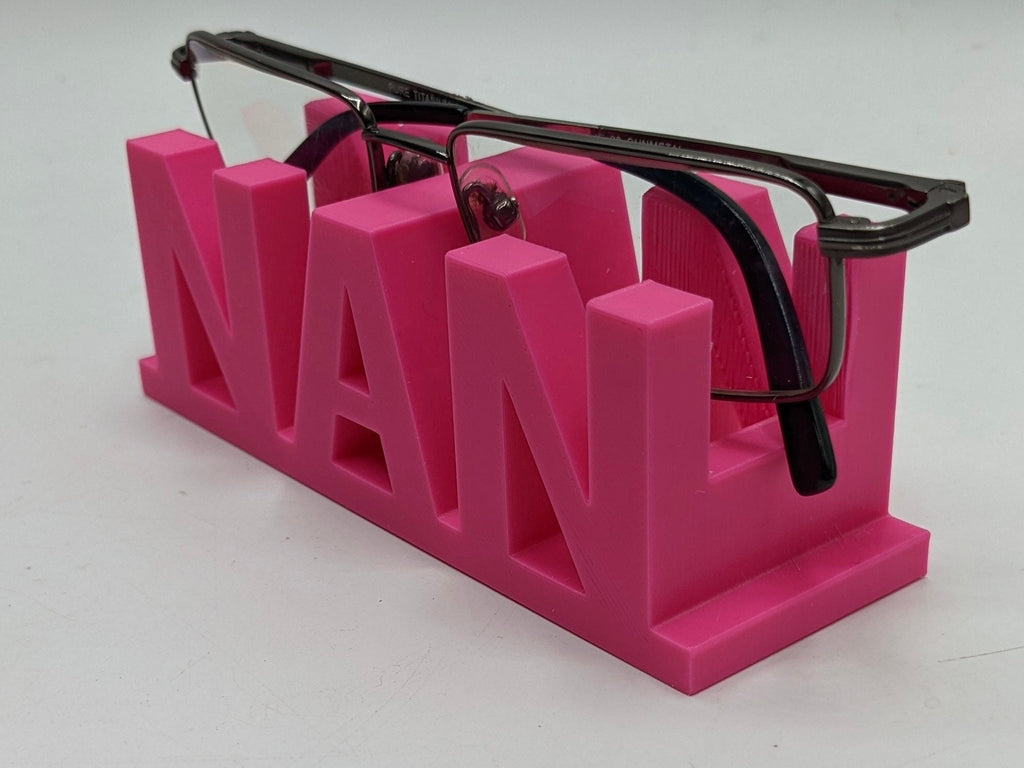 Nan Glasses Holder / Grandma / Nanny / Reading glasses Holder/ Present for Nan / Spectacles Holder / Gift for Grandma / Side Table Glasses