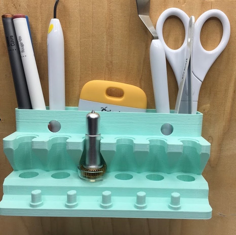 Cricut Tool Holder for Cricut Accessories / Cricut Tool Organiser / Cricut Wall Tool Holder / Blade Caddy for Cricut Tools Attaches to Wall