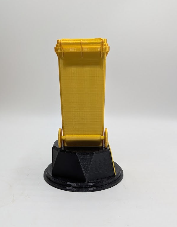 Personalised Wheelie Bin Trophy, Bin Award Gift, Custom Trophy Gift, Trashcan Trophy Award, Office Trophy, Refuse Worker Award, Joke Bin