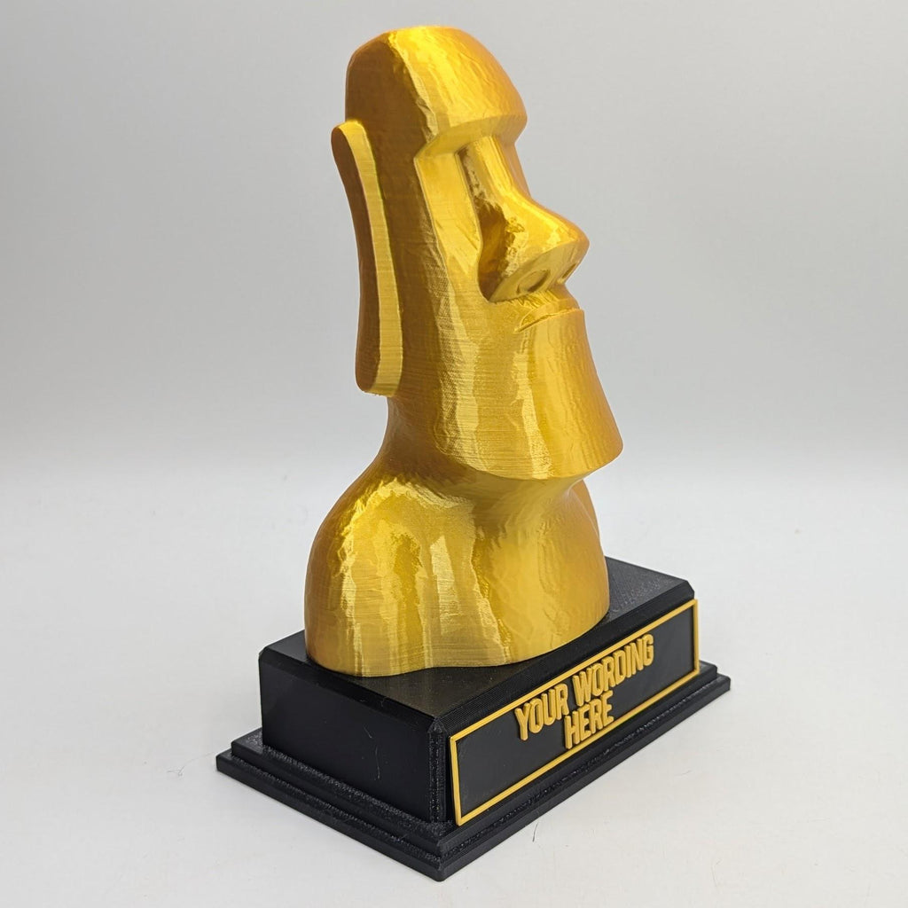 Personalised Moai Trophy, Moai Shape Gift, Easter Island Award Gift, Easter Island Lover Gift, Custom Trophy Award, Statue Shape Trophy