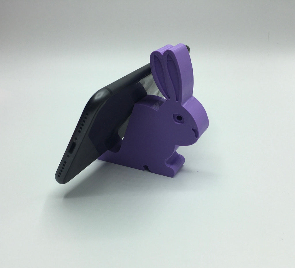 Bunny Mobile Phone Holder / Rabbit Phone Holder / Android Phone Holder / Iphone Holder / Bunny Phone Stand / Desk Accessory / Bunny Shaped