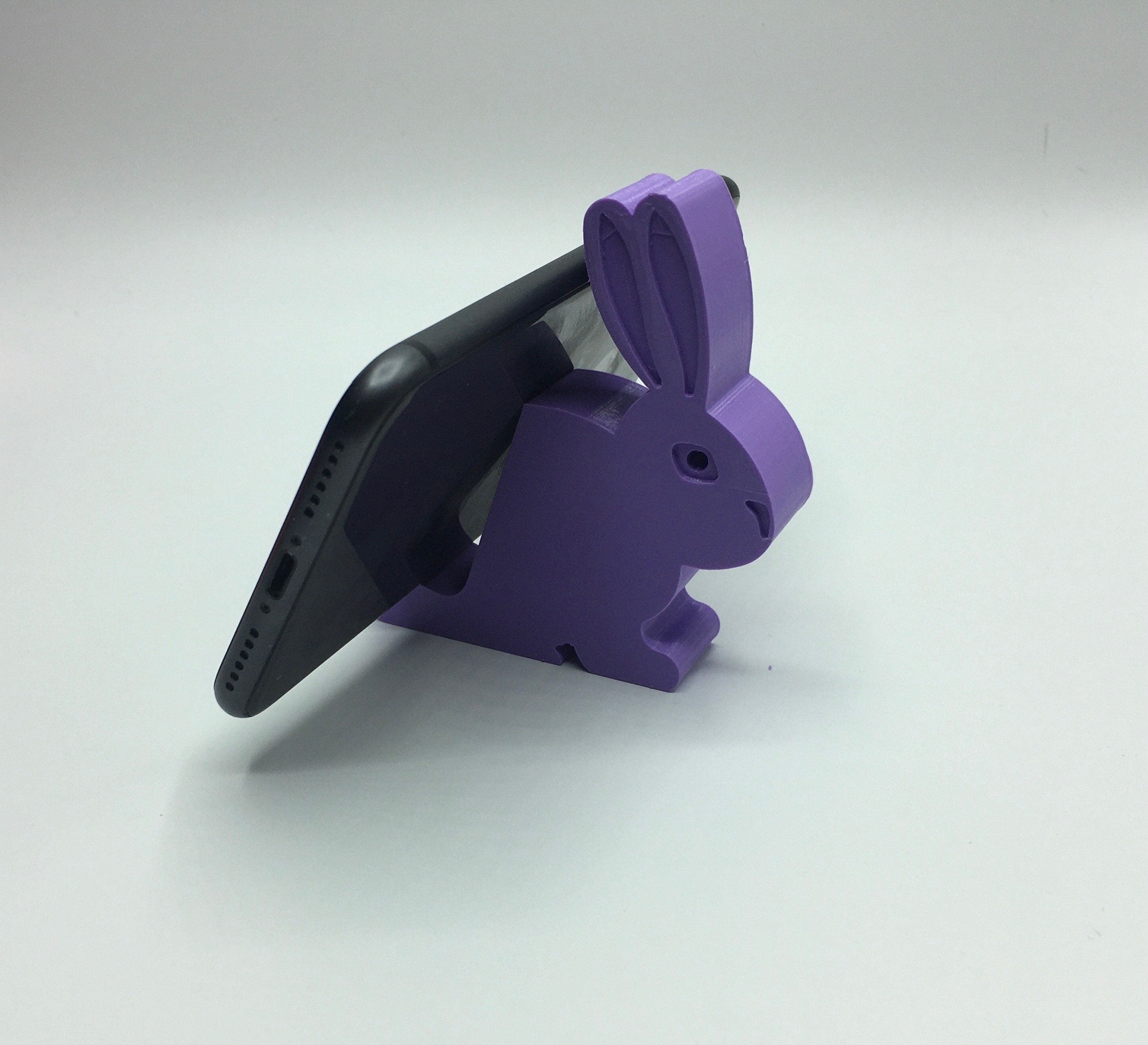 Bunny Mobile Phone Holder / Rabbit Phone Holder / Android Phone Holder / Iphone Holder / Bunny Phone Stand / Desk Accessory / Bunny Shaped