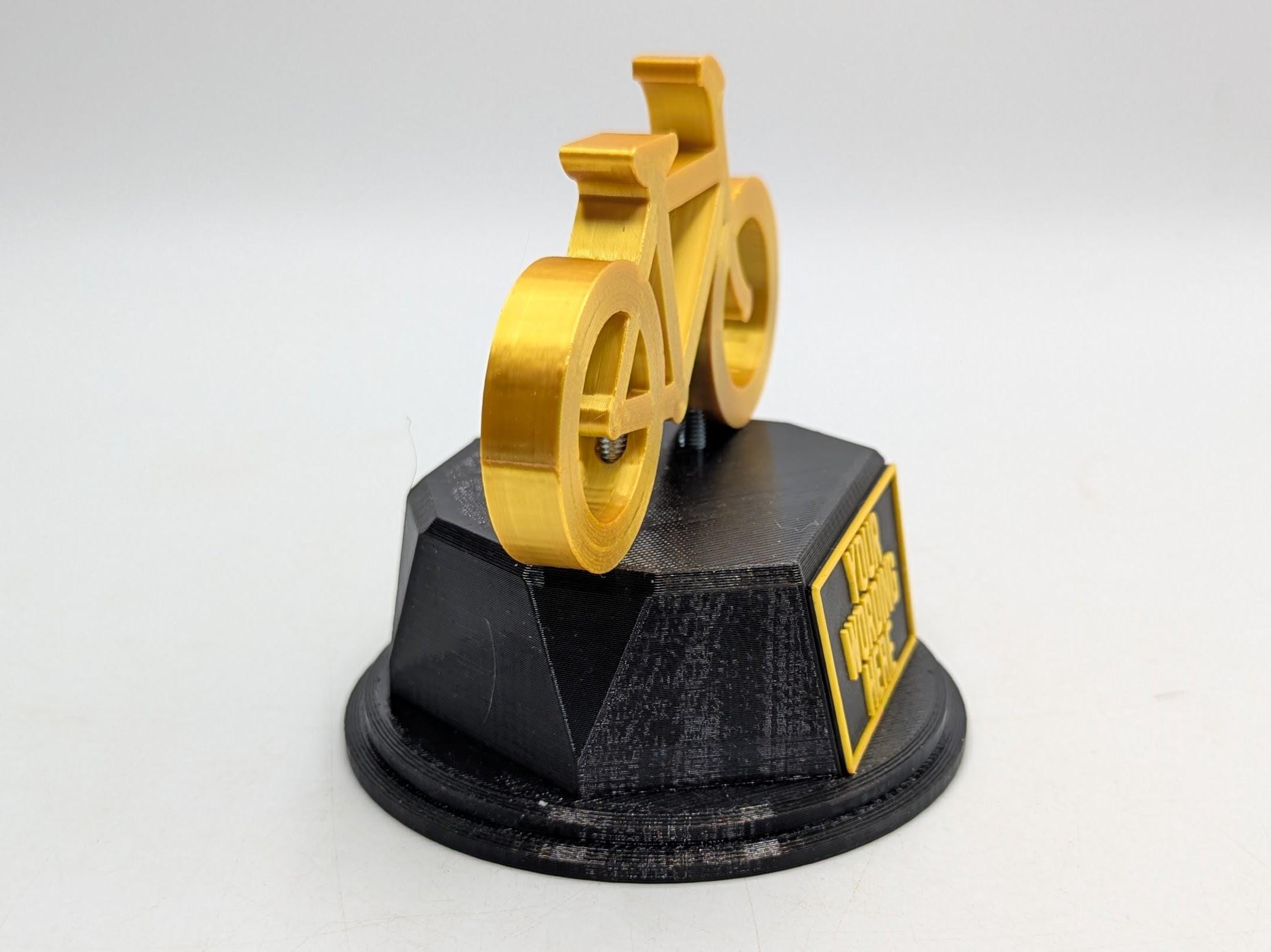 Personalised Cycling Trophy, Cyclist Gift, Bike Trophy, Road Cyclist Award, Custom Trophy, Office Trophy, Cycling Lover, Cycling Competition