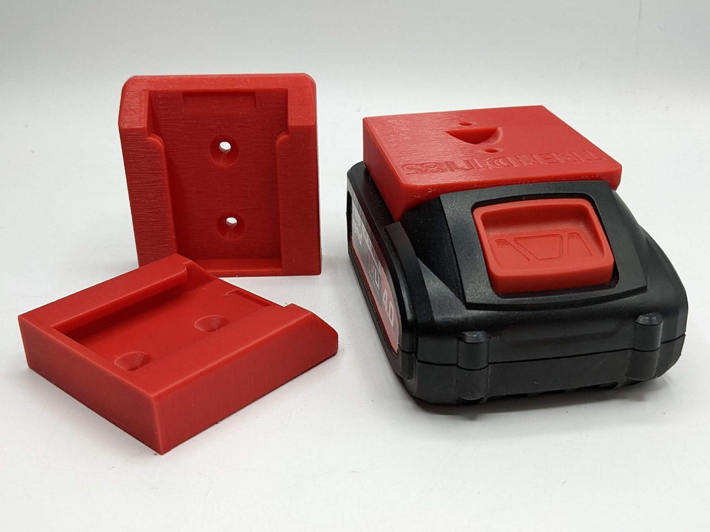 Wall Mount for Trend T18S 18v Battery / Undershelf Holder for Workshop / Van (Qty:1) / Battery Mount/ Trend Batteries / Trend Battery Mount