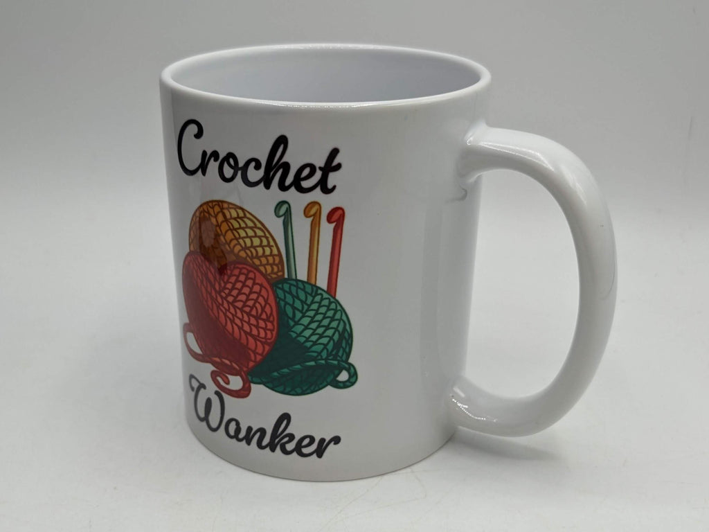 Crochet Wanker Mug / Funny Gift for Crocheter / Crochet Gift / Mother's Day / Crochet Gift / Crochet Mug Gift / Gift for Crocheter / Crochet