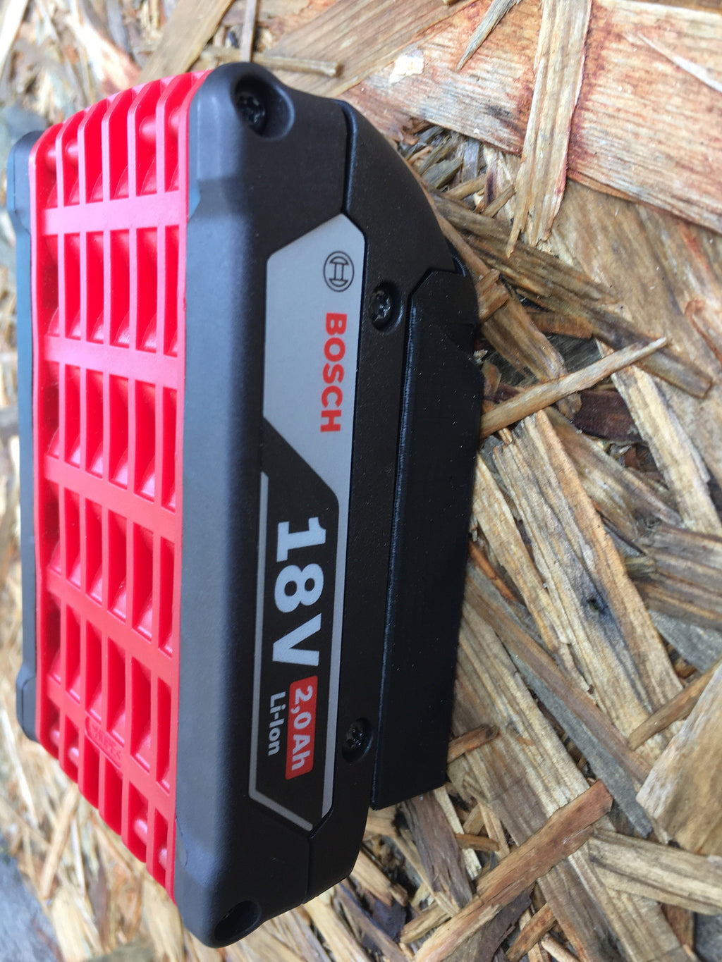 Wall Mount for BOSCH 18V Batteries / Storage Holder - Shed / Van / Workshop