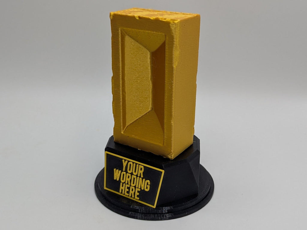 Personalised Brick Trophy, Brick Shape Gift, Brick Award Gift, Bricklayer Trophy, Builder Award Trophy, DIY Trophy Gift, Best Brickie Award