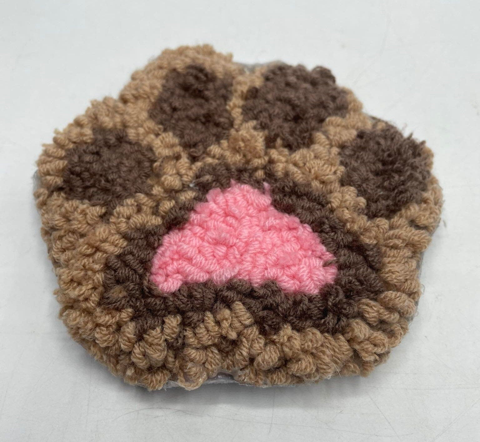 Dog Paw Print Coaster / Mug Rug / Mother's Day Gift / Handmade Mug Rug Coaster / Paw Print Coaster / Drink Coaster / Drink Coaster / Dog