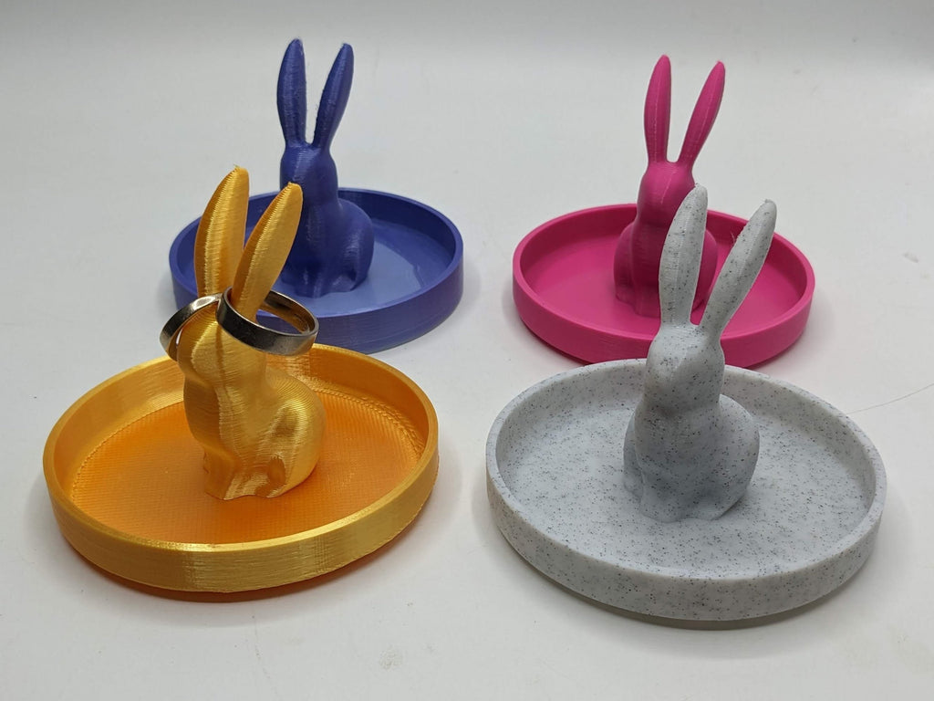 Bunny Rabbit Trinket Dish / Rabbit Ring Stand Jewellery Holder / Trinket Rings Dish /  Rabbit Ring Stand / Trinket Dish Ring Holder / Gift