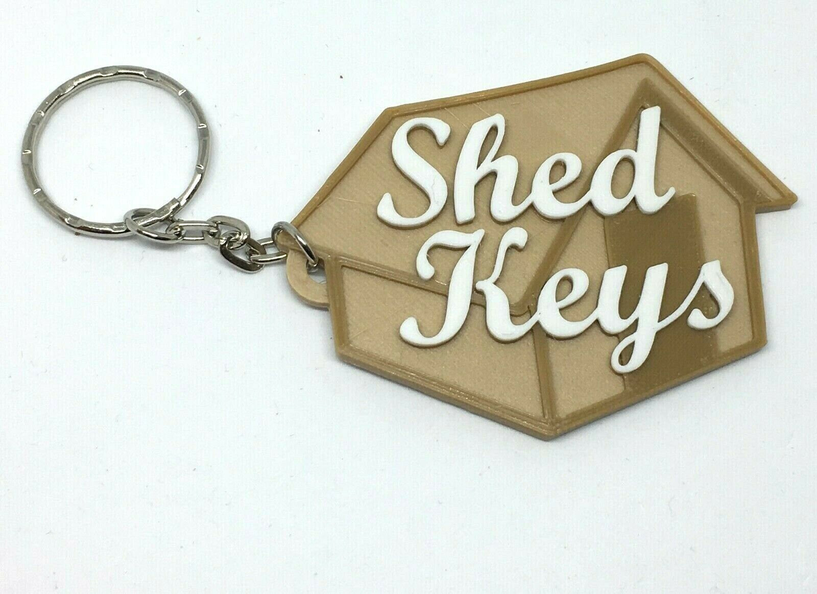 Shed Keys Keyring / Shed Keys Bag Tag / Man Cave Keyring / Shed Key Gift / Gift for Him / Shed Keyring / Shed Bag Tag / Keyring for Shed Key
