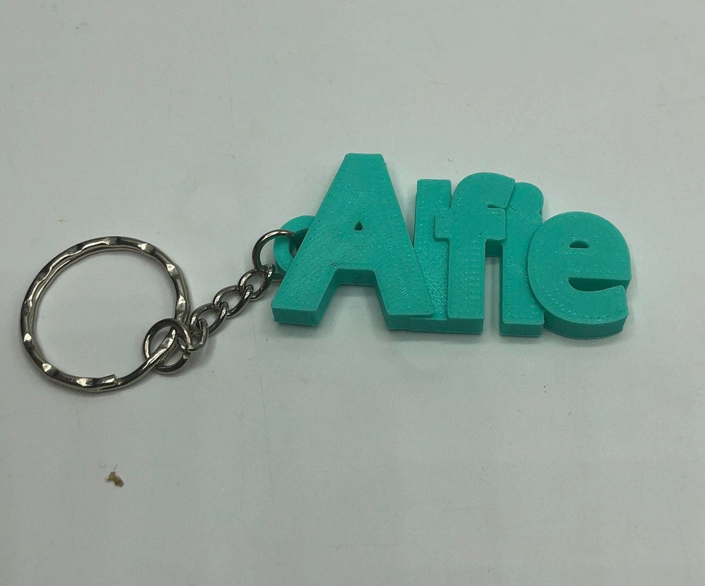 Boys Personalised Chunky Keyrings / School Bag Tag / School Leaver Gift / Party Bag Fillers / Stocking Filler / Gift for Children / Keyring