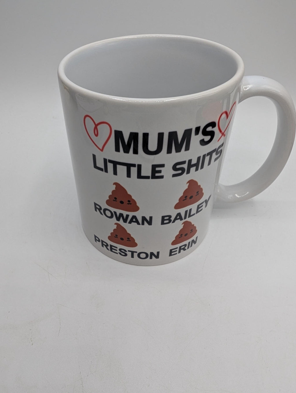 Mum Gift Personalised Mug / Mum's Little Shits Mug / Mummy's Little Shits Mug / Funny Mug / Personalised Mother's Day Gift / Mum Birthday