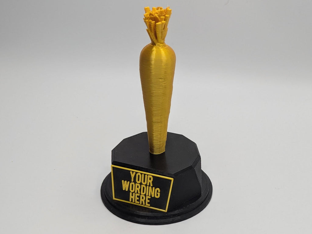 Personalised Carrot Trophy, Carrot Fun Trophy, Carrot A Lot About You, Carrot Gift, Carrot Top Award, Emotional Carrot, Carrot Award, Carrot