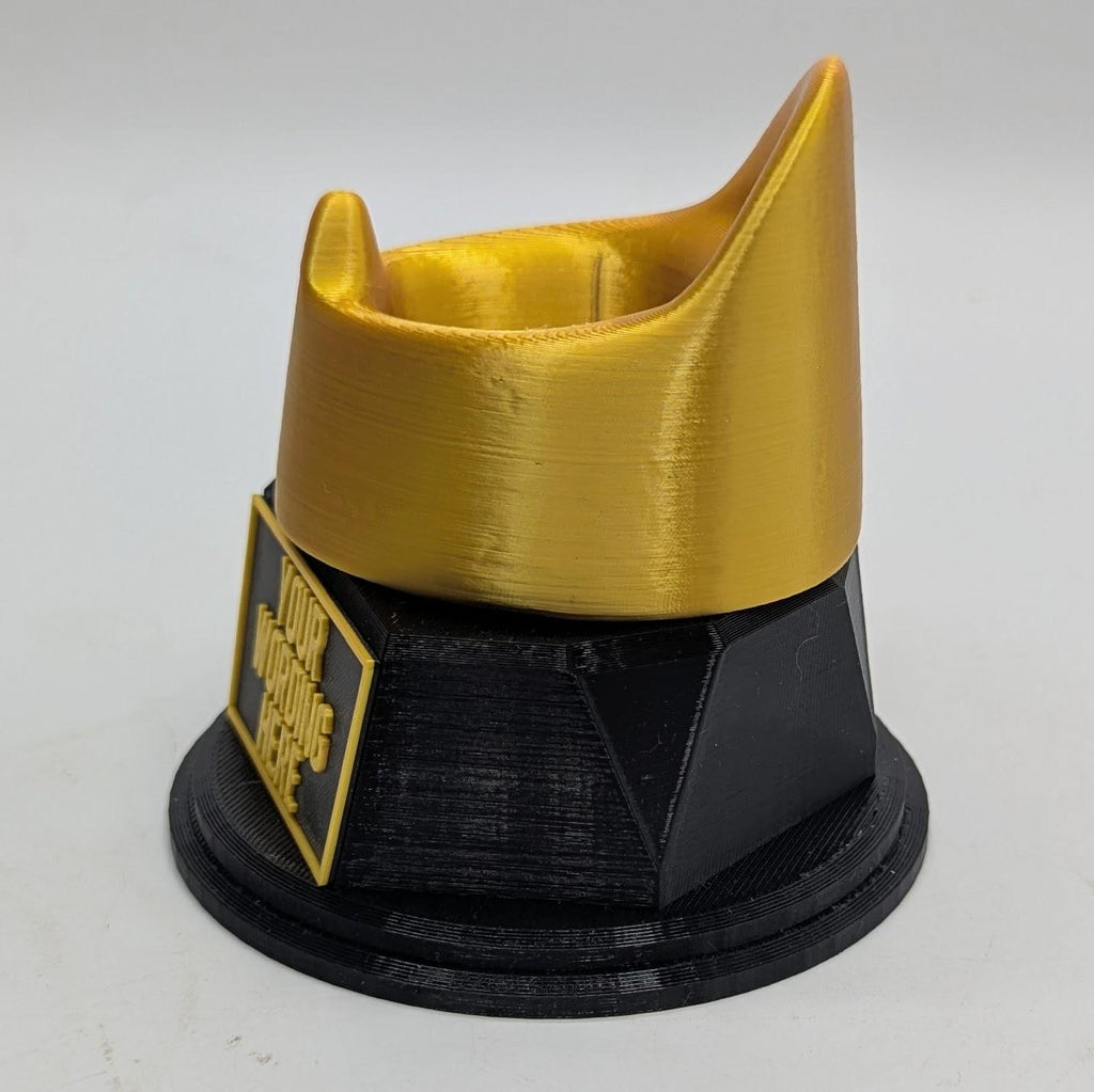 Personalised Potty Trophy, Potty Shape Gift, Potty Mouth Award Gift, Potty Joke Gift, Custom Trophy Award, Novelty Potty Award, Gold Potty