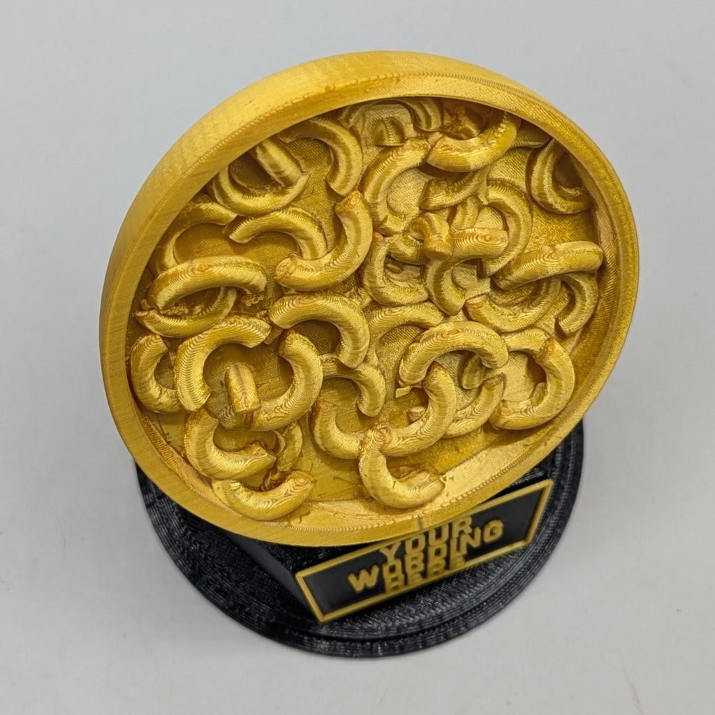 Personalised Mac & Cheese Trophy, Mac and Cheese Shape Gift, Mac and Cheese Award Gift, Pasta Lover Gift, Custom Award,  Mac Cheese Eater