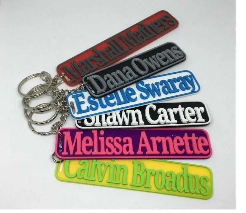 Back To School Personalised Keyring / Starting School Keyring / Back to School Gift / Personalised Long Full Name Keyring / School Bag Tag