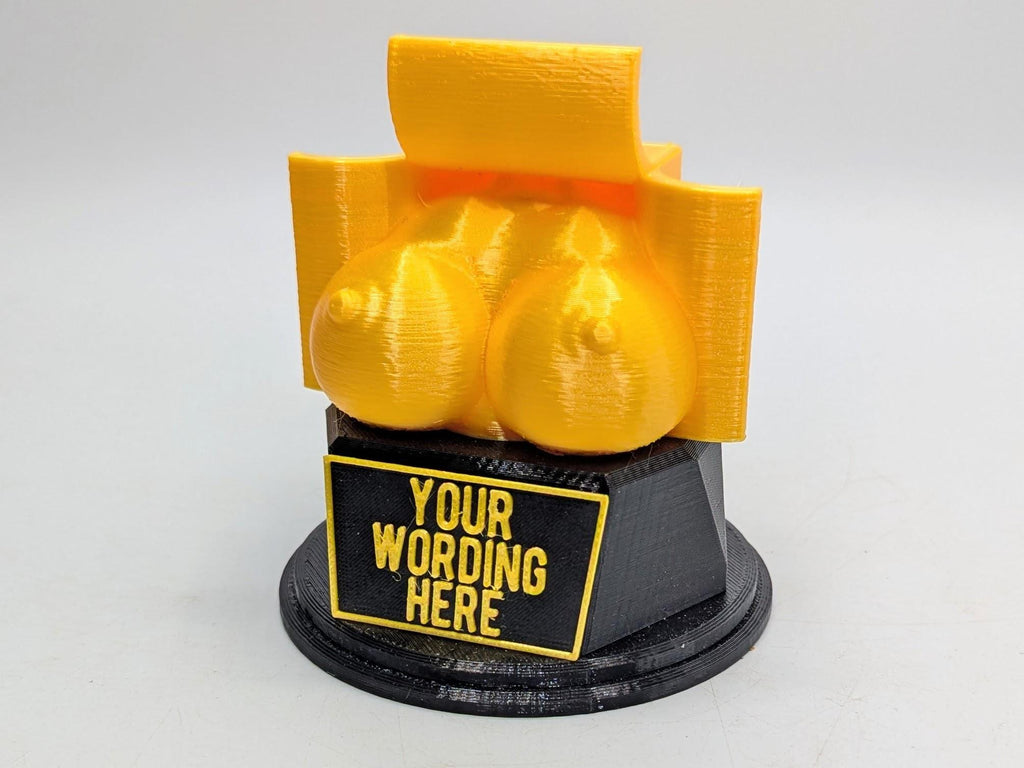 Personalised Booby Prize Trophy, Booby Trophy, Booby Novelty Trophy, Booby Gift, Booby Award, Joke Boobs Trophy Award, Boobs Office Award