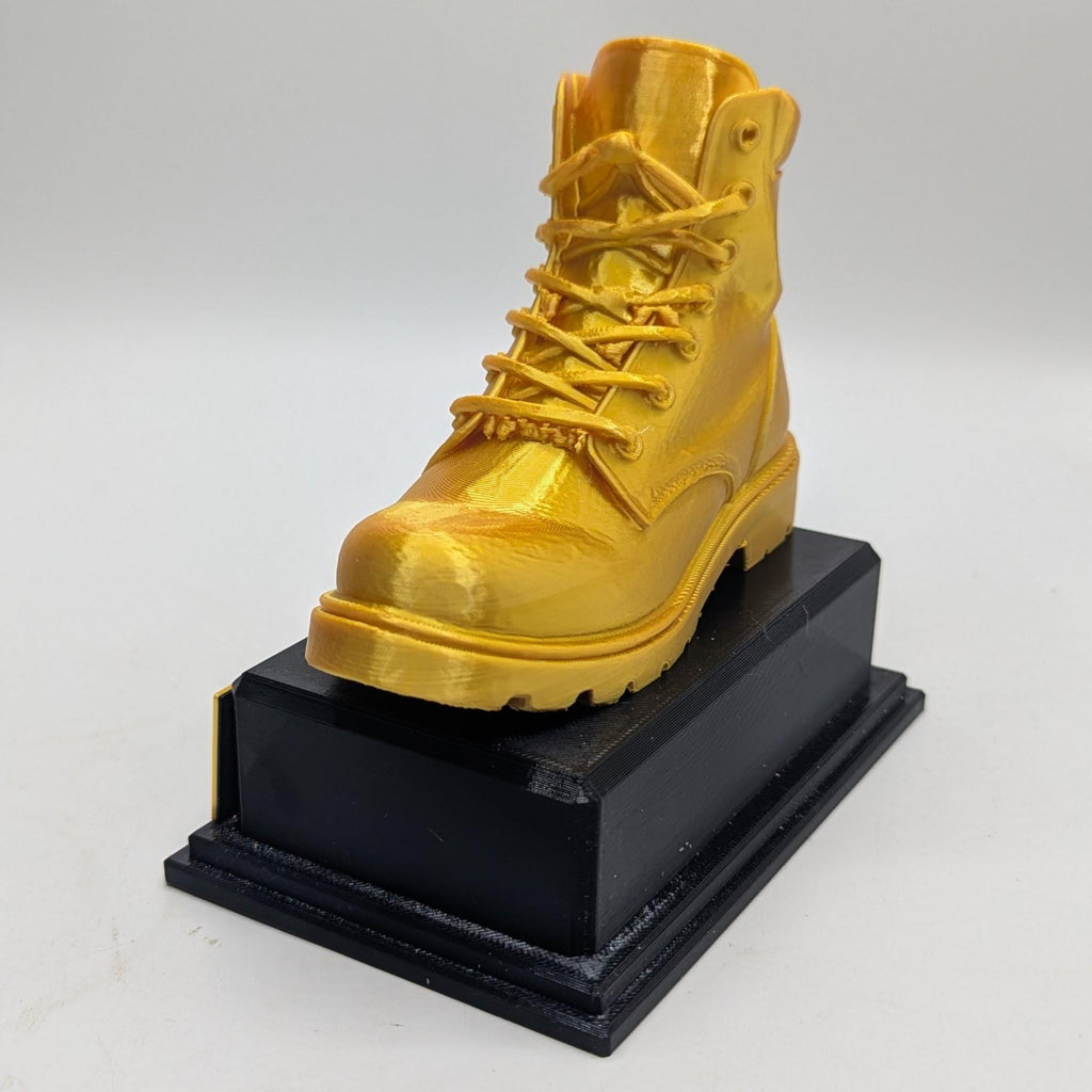 Personalised Boot Trophy, Boot Shape Gift, Old Boot Award Gift, Boot Joke Gift, Custom Trophy Award, Novelty Boot Award, Gold Boot Award