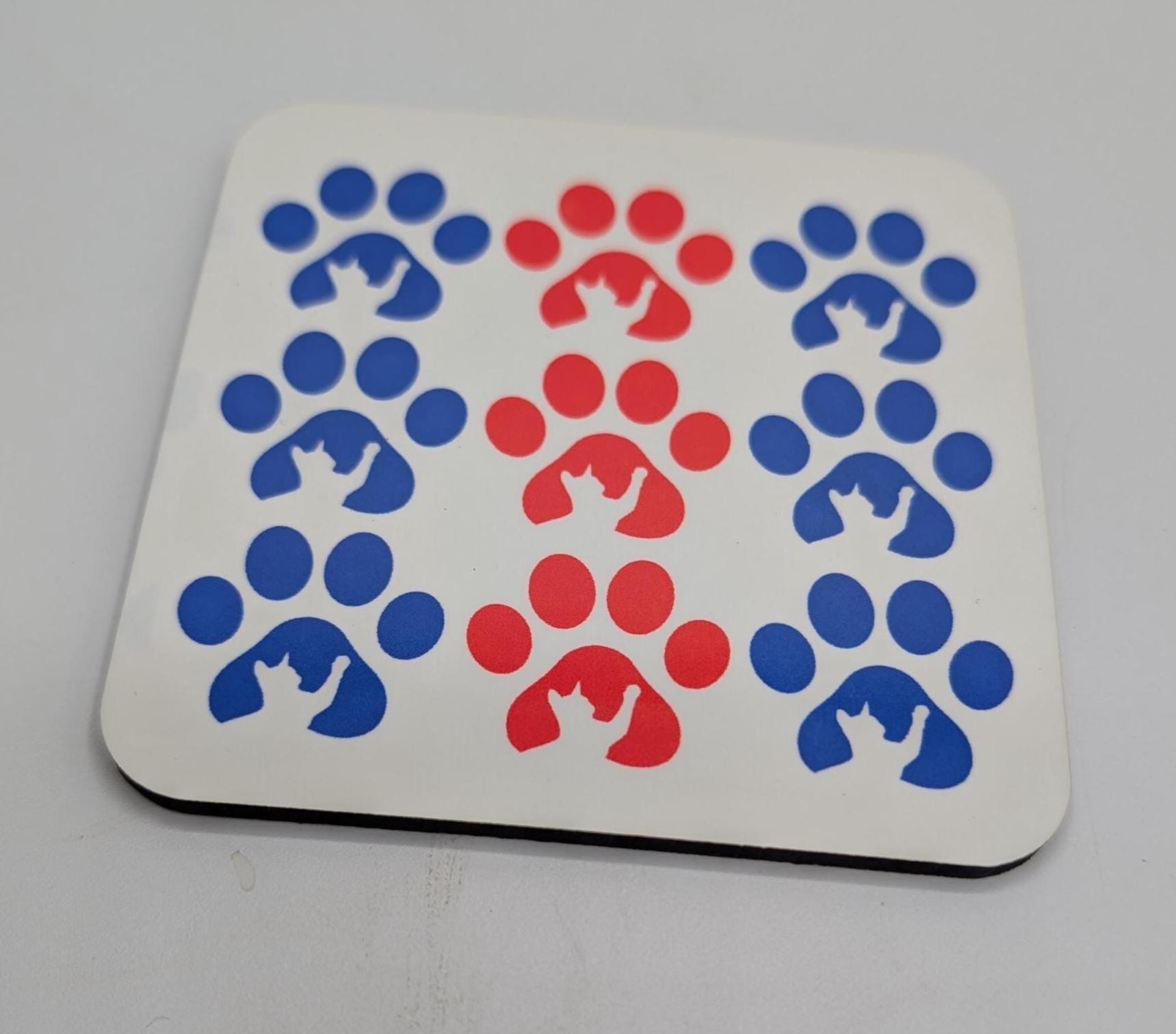 Cat Paw Print Coaster, Cat Lover Gift, Cat Mum Gift, Cat Dad Gift, Animal Coaster, Kitten Owner Gift, Gift for Cat Owner, Cat Paw Shape