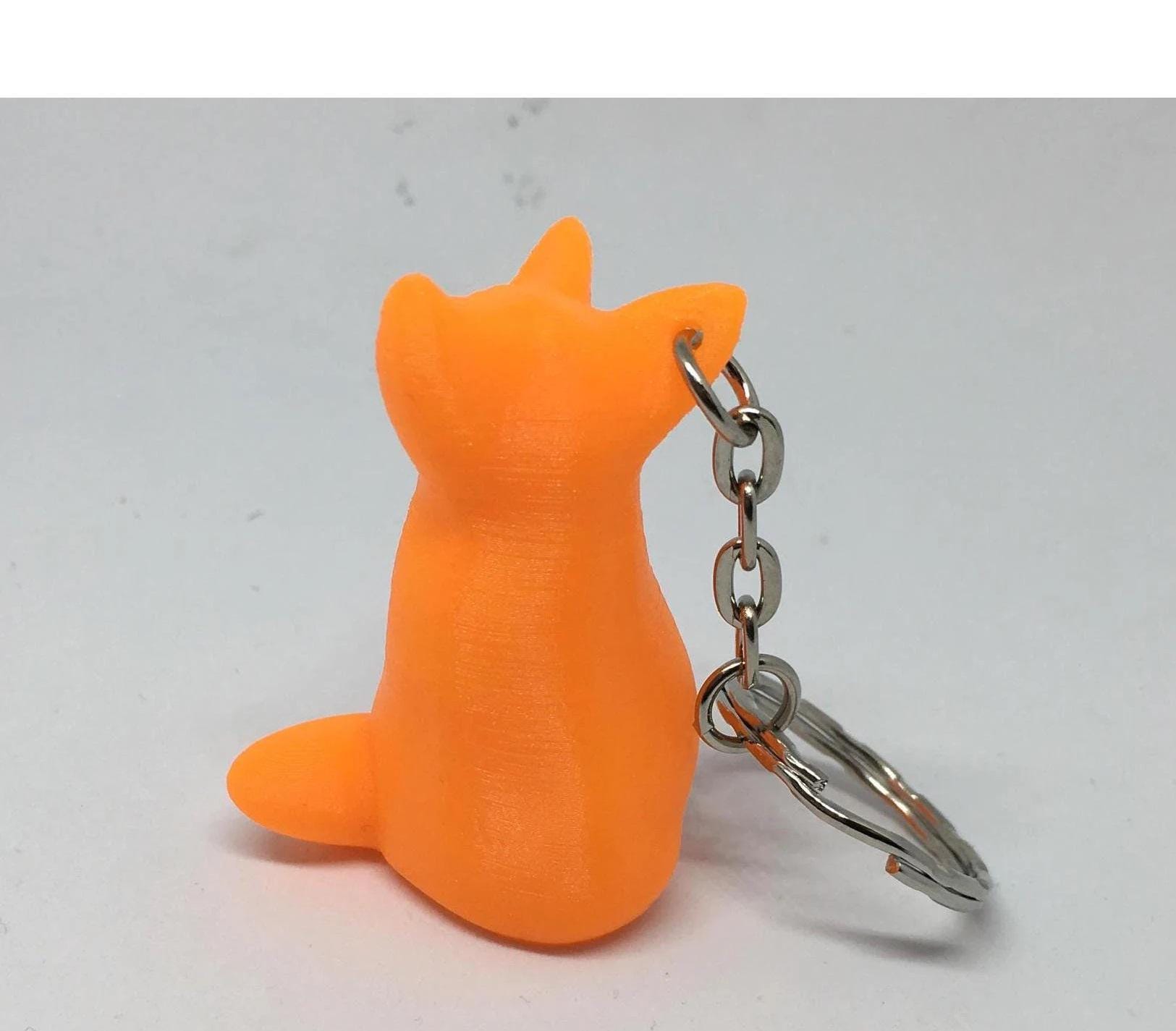 Fox Shape Keyring, Red Fox Keychain, Fox Lover Gift, Animal Lover Gift, Cute Fox Keyring, Fox Bag Tag, Fox Keychain, Fox Bag Tag Gift, Foxy