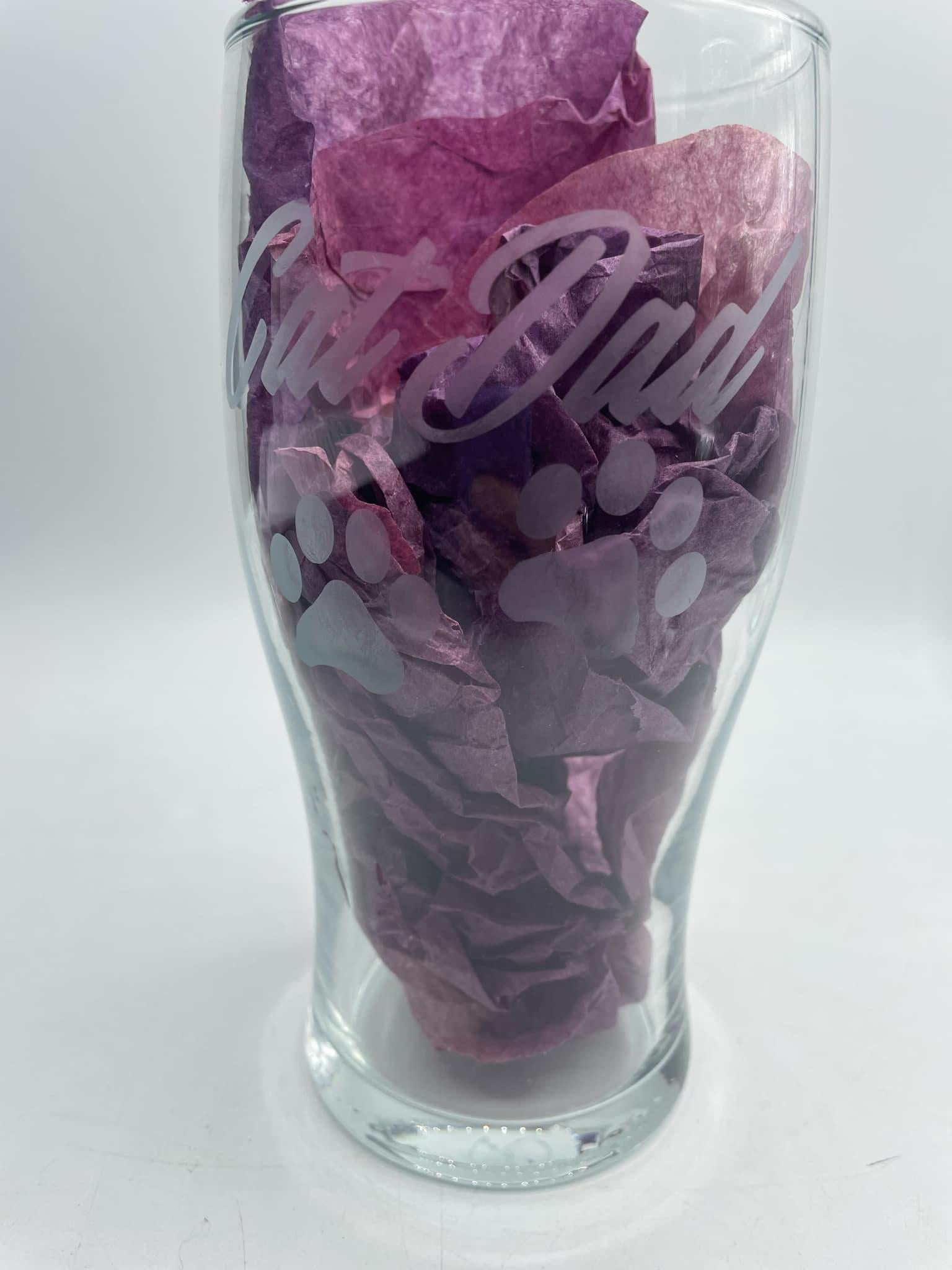 Etched Cat Dad Pint Glass, Fathers Day Gift, Cat Dad Gift, Christmas Gift, Cat Dad Glass, Gift Cat Owner, Cat Dad Present, Cat Lover Gift