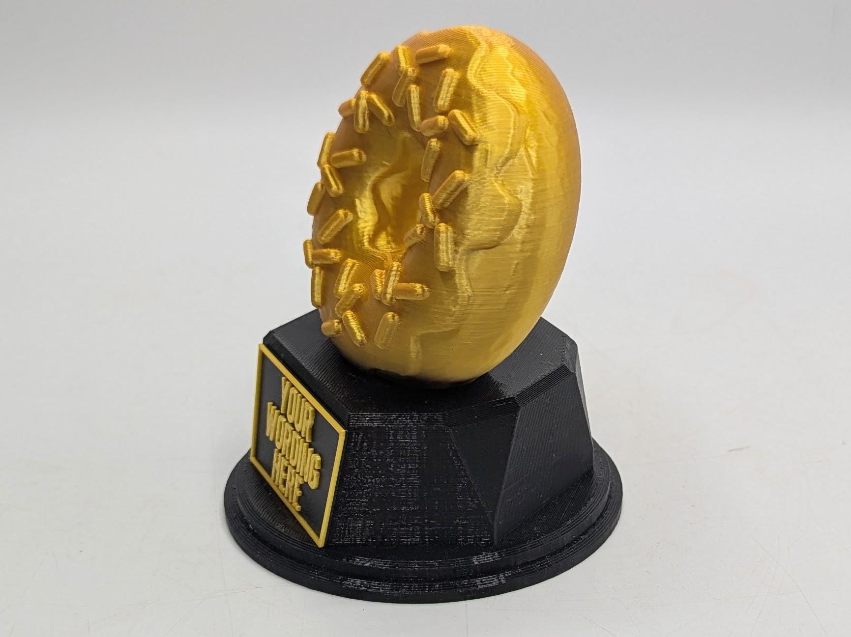 Personalised Doughnut Trophy, Donut Award, Gift for friend, Joke Award, Personalised Trophy Award, Police Donut Award, Joke Doughnut Gift