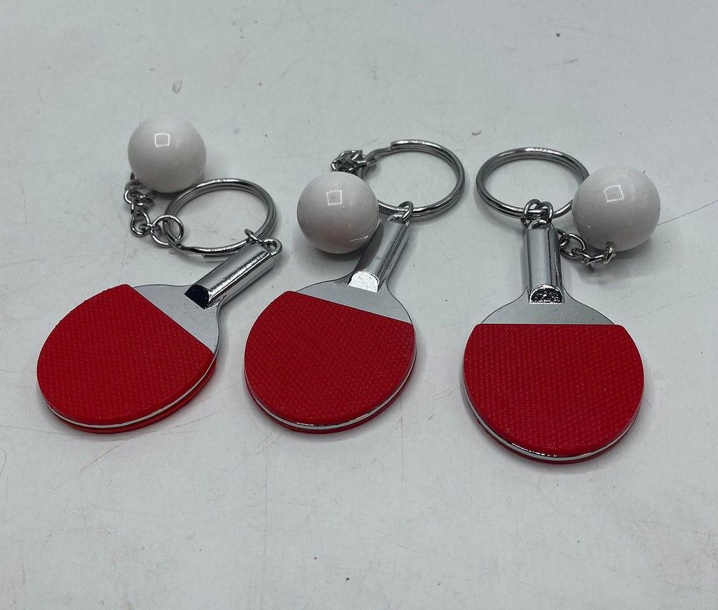 Table Tennis Keyring / Ping Pong Keyring / Table Tennis Gift / Table Tennis Player Gift / Secret Santa / Stocking Filler / Ping Pong Bat